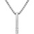 Men's Diamond Solitaire Vertical Bar 22" Pendant Necklace (1/10 ct. t.w.)