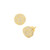 Men's Diamond Cluster Star Disc Stud Earrings (3/4 ct. t.w.) in 10k Gold
