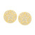 Men's Diamond Cluster Star Disc Stud Earrings (3/4 ct. t.w.) in 10k Gold