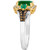 Couture® New Emerald (1 ct. t.w.), Costa Smeralda Emeralds (1/5 ct. t.w.) & Diamond (3/8 ct. t.w.) Ring in Platinum & 14k Gold