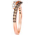 Multicolor Diamond Statement Ring (1/2 ct. t.w.) in 14k Rose Gold