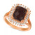 Pomegranate Garnet™ (3-1/3 ct. t.w.) & Diamond (1/3 c.t. t.w.) Ring in 14k Rose Gold (Also available in Chocolate® Quartz & Cinnamon Citrine®.)