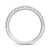 Diamond Half Circle Wedding Band (1/2 ct. t.w.) in Platinum