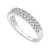 Certified Diamond Multi-Row Band (3/4 ct. t.w.) in 14k White Gold