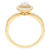 Diamond Halo Ring (1/2 ct. t.w.) in 14k Gold