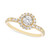 Diamond Halo Ring (1/2 ct. t.w.) in 14k Gold