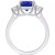Tanzanite (2-3/4 ct. t.w.) & Diamond (1/3 ct. t.w.) Oval Ring in 14k Gold