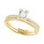 EFFY® Diamond Baguette Cluster Bridal Set (3/8 ct. t.w.) in 14k White or Yellow Gold