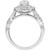 Diamond Emerald-Cut Double Halo Engagement Ring (2 ct. t.w.) in 14k White Gold