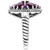 EFFY® Amethyst (1-5/8 ct. t.w.) & Rhodolite (3-5/8 ct. t.w.) Cluster Ring in Sterling Silver