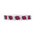 Passion Ruby (1-1/20 ct. t.w.) & Nude Diamond (1/5 ct .t.w.) Band in 14k White Gold