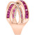 EFFY® Ruby (1-7/8 ct. t.w.) & Diamond (1/4 ct. t.w.) Multirow Crossover Ring in 14k Rose Gold