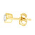 Diamond Bezel Single Stud Earring (1/6 ct. t.w.) in 14k Gold
