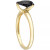 Black Diamond Pear Solitaire Engagement Ring (1 ct. t.w.) in 14k Gold