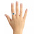 Gemstone and Diamond (1/5 ct. t.w.) Ring in 14k White Gold