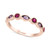 EFFY® Amethyst (1/4 ct. t.w.) and Ruby (1/4 ct. t.w.) Stackable Ring in 14k Rose Gold (Also available in Citrine with Peridot in 14k Yellow Gold)
