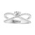 EFFY® Diamond Crisscross Solitaire Ring (5/8 ct. t.w.) in 14k White Gold