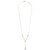Diamond Cluster Elongated Lariat Necklace (1/2 ct. t.w.) in 14k Gold, 16" + 2" extender, Created for Macy's