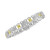 Men's Diamond Two-Tone Bracelet (1/2 ct. t.w.) in Sterling Silver & 18k Gold-Plate