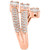 EFFY® Diamond Baguette Multi-Cluster Statement Ring (1-1/20 ct. t.w.) in 14k Rose Gold