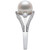 Cultured Freshwater Button Pearl (8mm) & Cubic Zirconia Ring in Sterling Silver, Created for Macy's