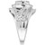 Diamond Round & Baguette Swirl Ring (2-1/2 ct. t.w.) in 14k White Gold