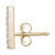 Diamond Initial A Single Stud Earring (1/20 ct. t.w.) in 14k Gold, Created for Macy's