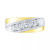 Men's Lab Grown Diamond Diagonal Band (1 ct. t.w.) in 10k Gold