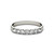 Moissanite Anniversary Band 3/8 ct. t.w. Diamond Equivalent in 14k White Gold