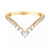 Art Carved Diamond Rose-Cut Chevron Band (3/8 ct. t.w.) in 14k White, Yellow or Rose Gold