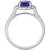 Tanzanite (1-4/5 ct. t.w.) & Diamond (1/6 ct. t.w.) Statement Ring in 14k White Gold