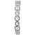 Diamond Milgrain Bezel Band (1/2 ct. t.w.) in 14k White Gold