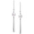 Cultured Freshwater Pearl (5mm) & Diamond Accent Drop Earrings in Sterling Silver