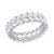 Moissanite Marquise Eternity Band (4-1/5 ct. t.w.) in Sterling Silver