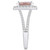 Morganite (2-1/2 ct. t.w.) and Diamond (3/4 ct. t.w.) Halo Ring in 14K White Gold