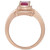 Ruby (1 ct. t.w.) & Diamond (1/3 ct. t.w.) Ring in 14k Rose Gold (Also Available in Sapphire)
