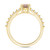 Morganite (3/4 Ct. T.W.) and Diamond (1/3 Ct. T.W.) Ring in 14K Yellow Gold