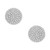 Diamond Circle Stud Earrings (1/2 ct. t.w.) in 14k White Gold, Created for Macy's