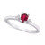 Ruby (1/2 ct. t.w.) & Diamond Accent Pear Ring in 14k Gold
