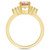 Morganite and Diamond Ring (1-5/8 ct.t.w and 1/10 ct.t.w) 14K Yellow Gold