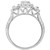 Diamond Triple Oval Cluster Ring (1/2 ct. t.w.) in 14k White Gold