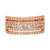 Nude Diamond Multirow Statement Ring (1 ct. t.w.) in 14k Rose Gold