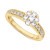 Diamond (1-1/6 ct. t.w.) Cluster Bridal Set in 14K White or Yellow Gold