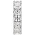 Cubic Zirconia Oval Eternity Band in Sterling Silver