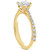 Diamond Round-Cut Solitaire Tapered Pavé Engagement Ring (1-1/10 ct. t.w.) in 14k Gold