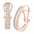 Diamond Channel-Set J-Hoop Earrings (1/2 ct. t.w.) in 10k White ,Yellow or Rose Gold