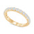 Diamond French Pavé Band (1 ct. t.w.) in 14k White or Yellow Gold
