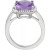 Pink Amethyst (3 ct. t.w.) & Diamond (1/20 ct. t.w.) Ring in Sterling Silver (Also in Blue Topaz & Green Quartz)