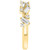 EFFY® Diamond Scattered Baguette Cluster Band (7/8 ct. t.w.) in 14k Gold