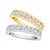 Certified Diamond Channel Band (2 ct. t.w.) in 14K White Gold